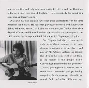 2CD Derek & The Dominos: Live At The Fillmore