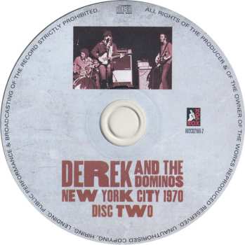 2CD Derek & The Dominos: New York City 1970