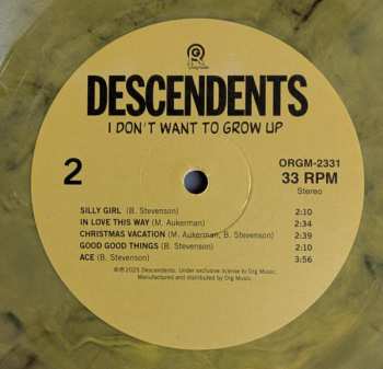 LP Descendents: I Don't Want To Grow Up CLR