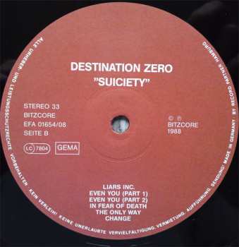 LP Destination Zero: Suiciety