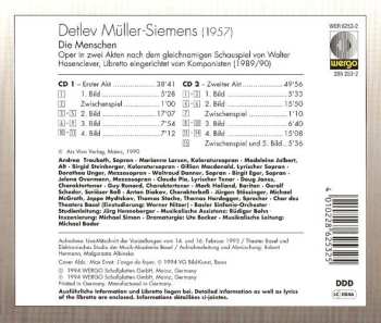 2CD Detlev Müller-Siemens: Die Menschen