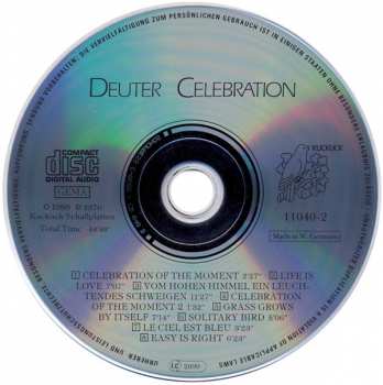 CD Deuter: Celebration