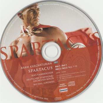 2CD Deutsches Symphonie-Orchester Berlin: Aram Khachaturian: Spartacus