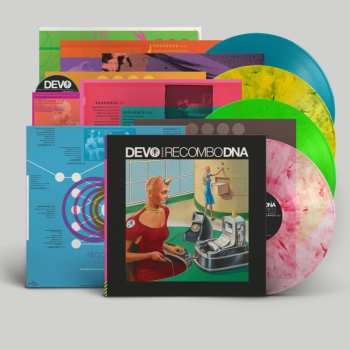 4LP Devo: Recombo Dna (big Mess Coloured 4lp+mini Cd+poster)