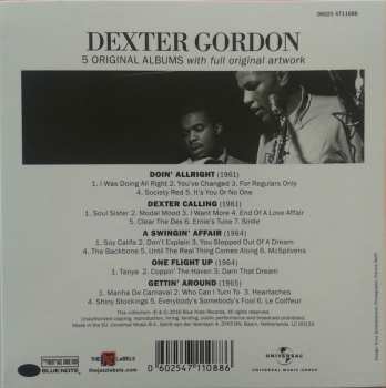 5CD/Dobozkészlet Dexter Gordon: 5 Original Albums