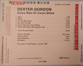 CD Dexter Gordon: Come Rain Or Come Shine