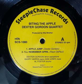 LP Dexter Gordon Quartet: Biting The Apple