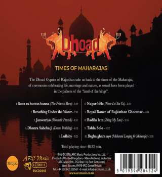CD Dhoad Gypsies Of Rajasthan: Times Of Maharajas