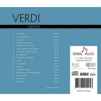 CD Giuseppe Verdi: Canzoni