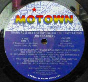 LP The Supremes: On Broadway (Original TV Sound Track)