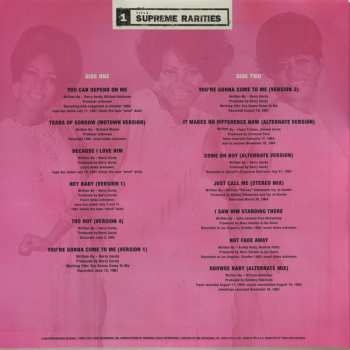 4LP/Dobozkészlet Diana Ross: Supreme Rarities: Motown Lost & Found (1960-1969)