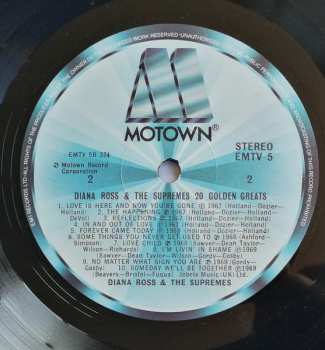 LP The Supremes: 20 Golden Greats