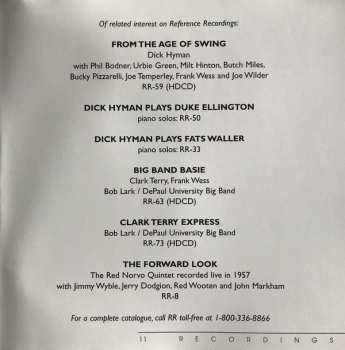 CD Dick Hyman: Swing Is Here