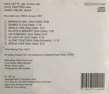 CD Dick Oatts: All Of Three