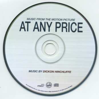 CD Dickon Hinchliffe: At Any Price (Music From The Motion Picture)
