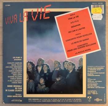 LP Didier Barbelivien: Viva La Vie (Bande Originale Du Film De Claude Lelouch)