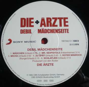 LP Die Ärzte: Debil