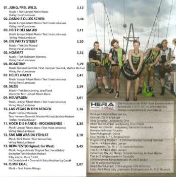 CD Die Draufgänger: Jung, Frei, Wild.