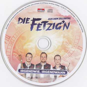CD Die Fetzig'n Aus Dem Zillertal: Irgendwie, Irgendwann