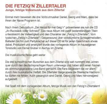 CD Die Fetzig'n Aus Dem Zillertal: An Rucksack Voller Schneid