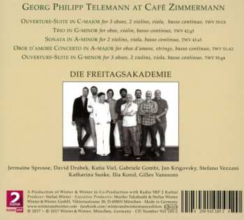 CD Die Freitagsakademie: Georg Philipp Telemann At Café Zimmermann