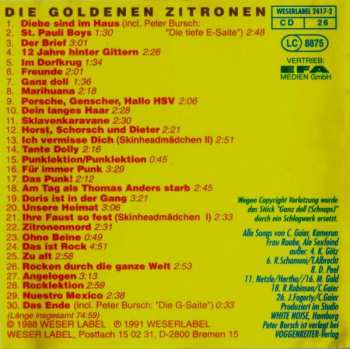 CD Die Goldenen Zitronen: Porsche - Genscher - Hallo HSV +Mehr