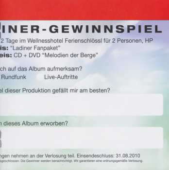 CD Die Ladiner: Was Zählt Ist Nicht Das Alter