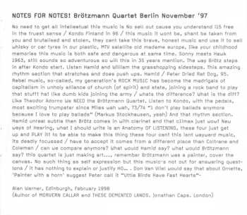 4CD/Dobozkészlet Die Like A Dog Quartet: The Complete FMP Recordings