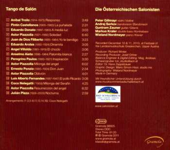 CD Die Österreichischen Salonisten: Tango De Salón