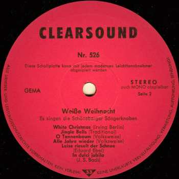 LP Berliner Symphoniker: Weiße Weihnacht
