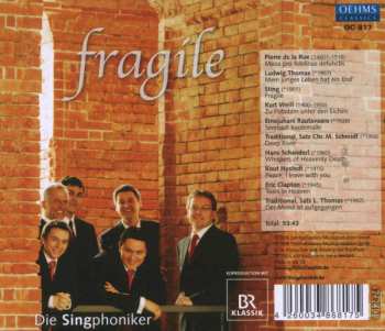 CD Singphoniker: Fragile: A Requiem For Male Voices