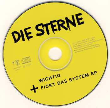 CD Die Sterne: Wichtig + Fickt Das System EP