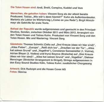 CD Die Toten Hosen: Ballast Der Republik DIGI