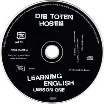 CD Die Toten Hosen: Learning English, Lesson One