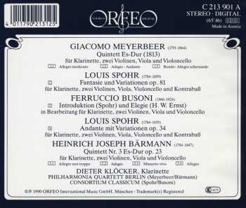 CD Louis Spohr: Klarinettenquintette