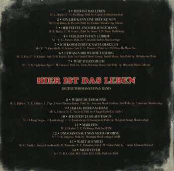 CD Dieter Thomas Kuhn & Band: Hier Ist Das Leben
