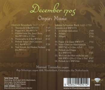 CD Johann Sebastian Bach: December 1705 (Organ Music)