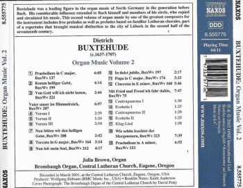 CD Dieterich Buxtehude: Dieterich Buxtehude Organ Music Vol.2