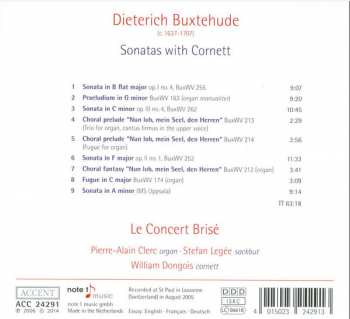 CD Dieterich Buxtehude: Sonatas With Cornett 