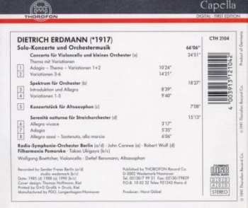 CD Dietrich Erdmann: Solo-Konzerte Und Orchestermusik