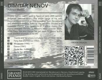 CD Dimitar Nenov: Piano Music (Miniatures ⋅ Etudes Nos. 1 And 2 ⋅ Toccata ⋅ Cinema Suite) 