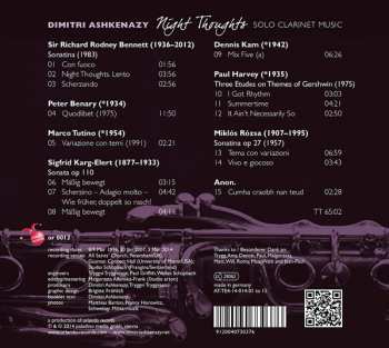 CD Dimitri Ashkenazy: Night Thoughts