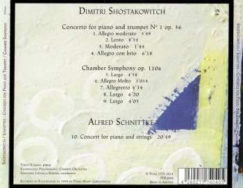 CD Dmitri Shostakovich: Concerto No. 1 For Piano And Orchestra / Chamber Symphony / Concerto For Piano And Strings
