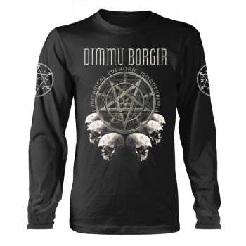 Merch Dimmu Borgir: Hosszú ujjú póló Puritanical Euphoric Misanthropia (skulls)