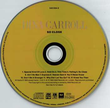 CD Dina Carroll: So Close