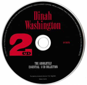 3CD Dinah Washington: The Absolutely Essential 3 CD Collection