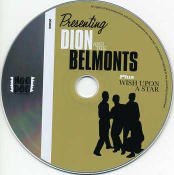 CD Dion & The Belmonts: Presenting Dion And The Belmonts Plus Wish Upon A Star