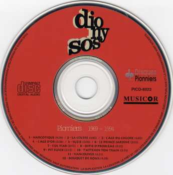 CD Dionysos: Pionniers 1969-1994