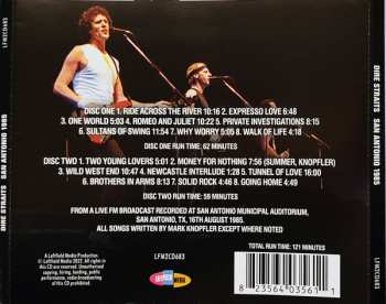 2CD Dire Straits: San Antonio 1985