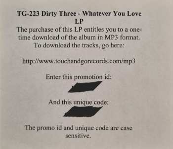 LP Dirty Three: Whatever You Love, You Are
